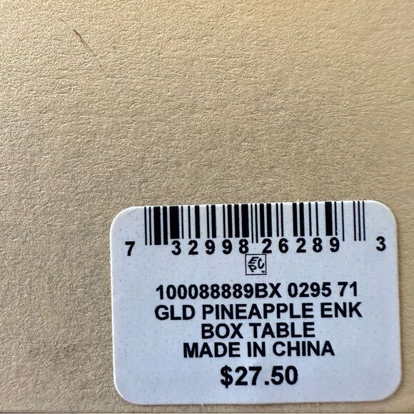 Charter Club Gold Tone Crystal Imitation Pearl Pineapple Necklace Stud Earrings - Picture 5 of 5